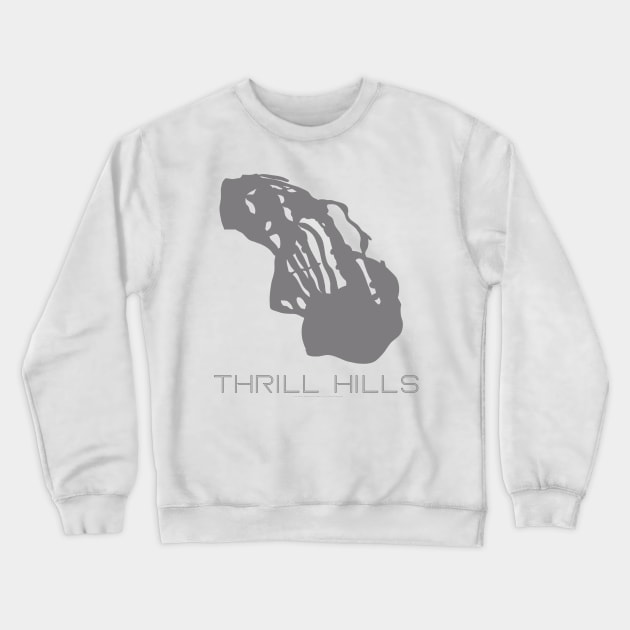 Thrill Hills Resort 3D Crewneck Sweatshirt by Mapsynergy